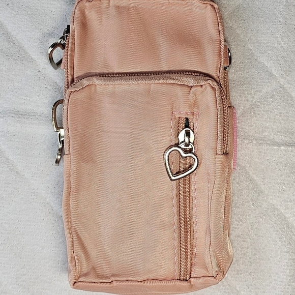 Crossbody Bag Cell Phone Sleeve Concert Venue Bag Adiustable Strap Arm Wrist NWT - Picture 10 of 13